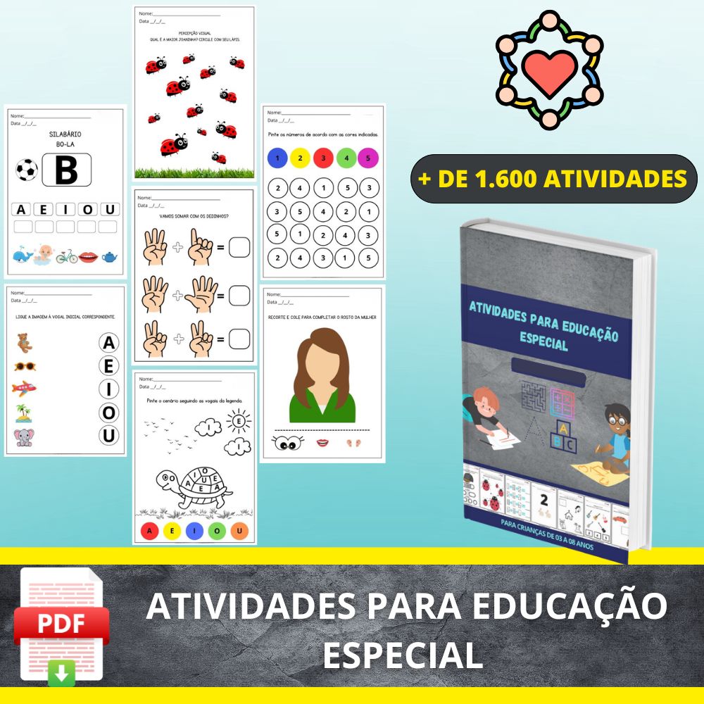 Banner Atividades para Educação Especial