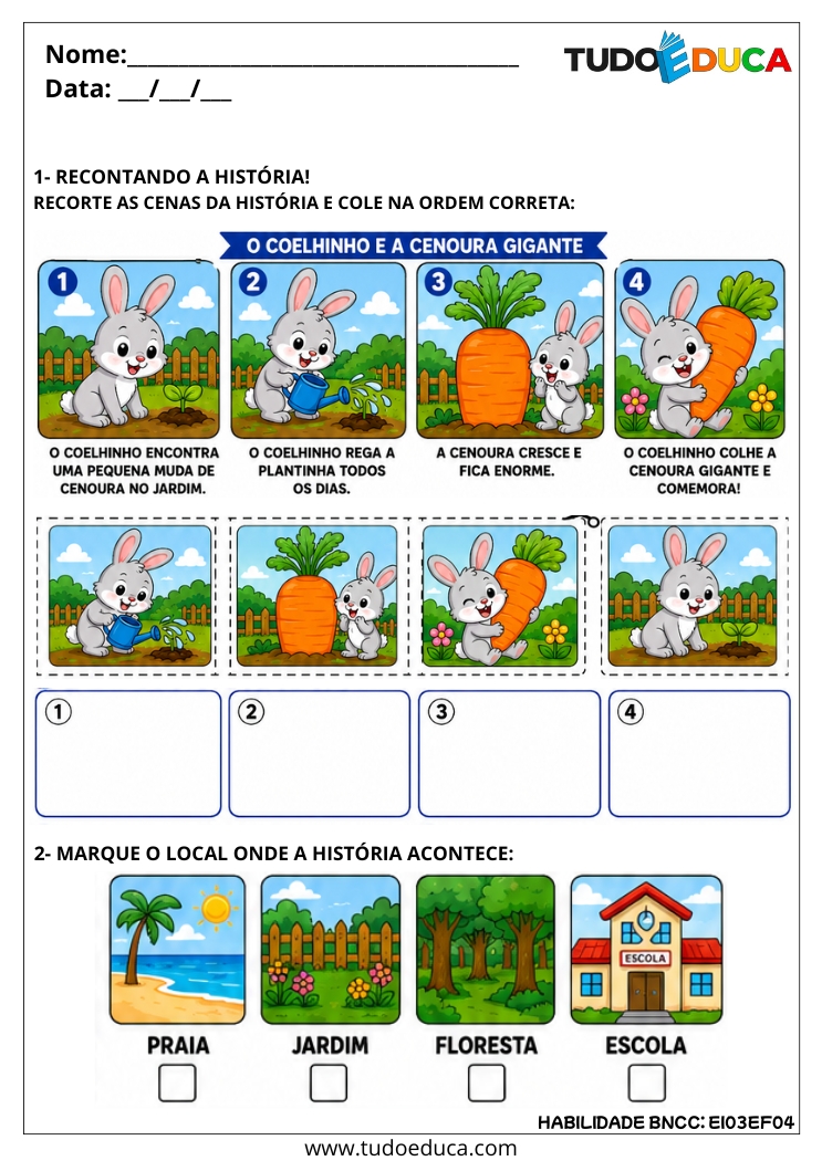 Atividade Inclusiva com Reconto de Histórias para AEE