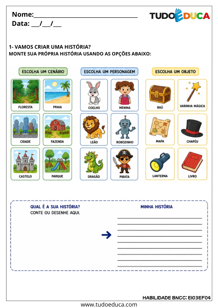 Atividade Inclusiva com Reconto de Histórias para autistas