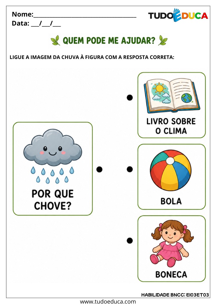 Atividade Inclusiva de Investigação da Natureza para autistas