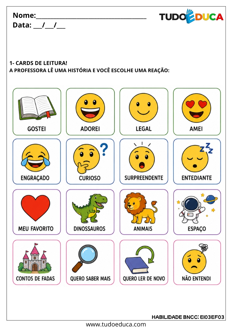 Atividade Inclusiva sobre Ilustrações