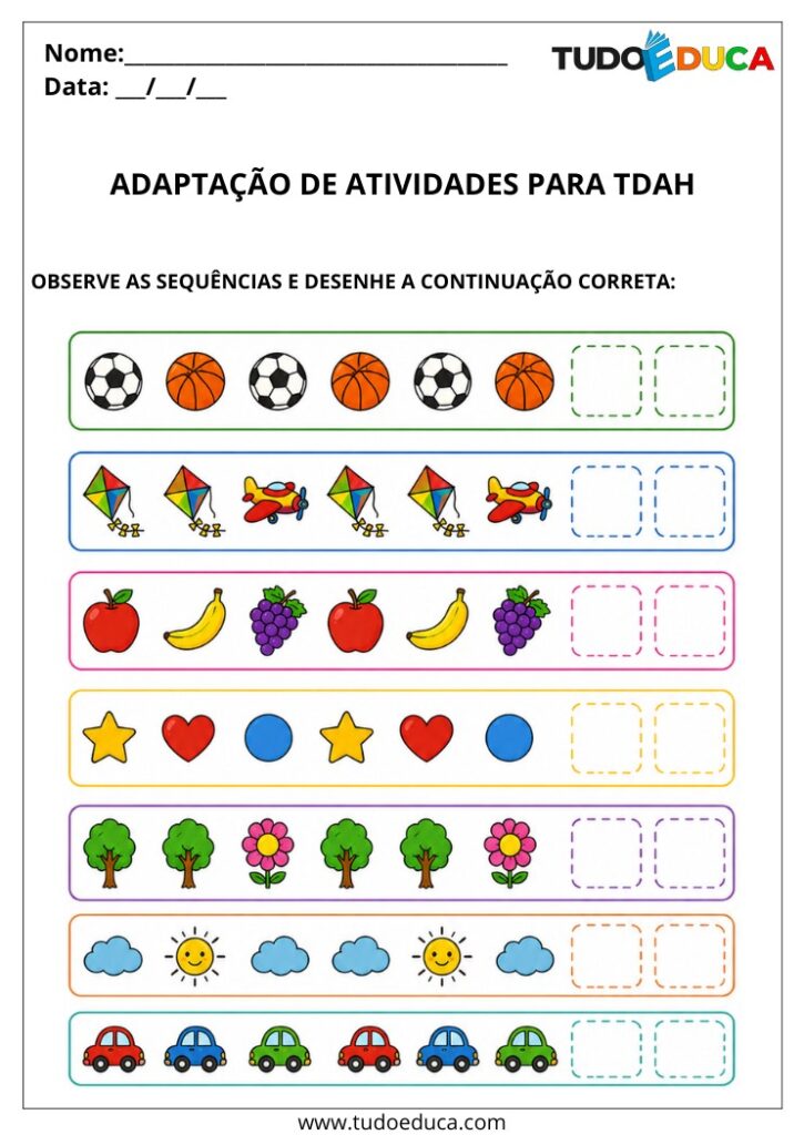 Como Adaptar Atividades para Alunos com TDAH