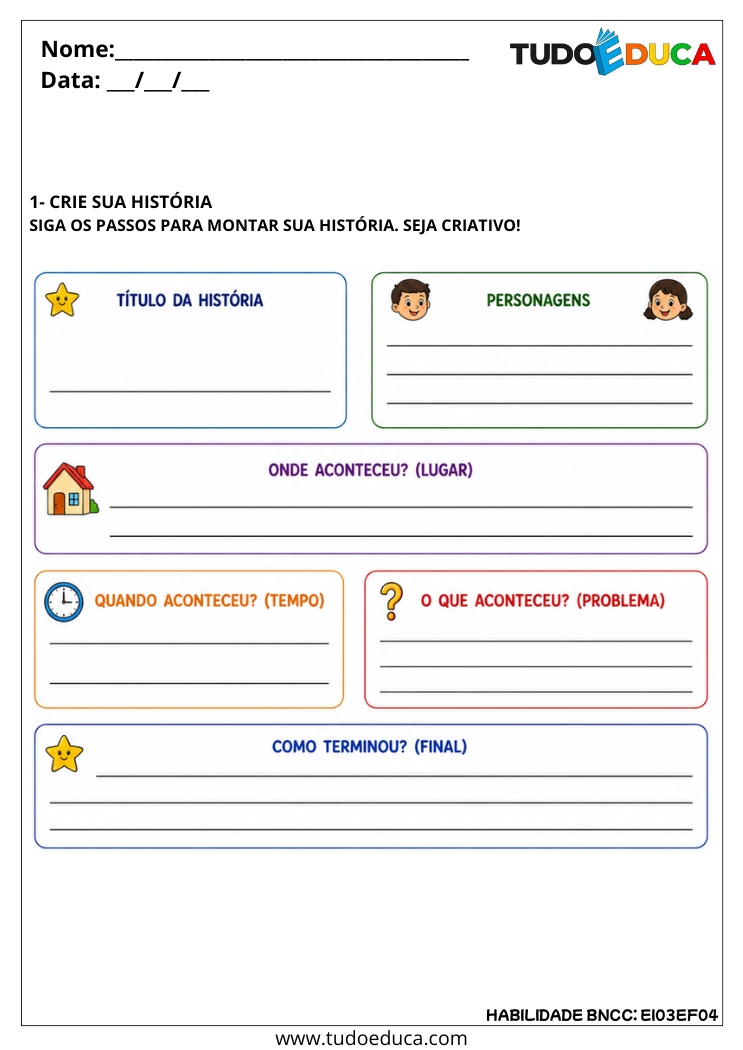 Atividade com Reconto de Histórias