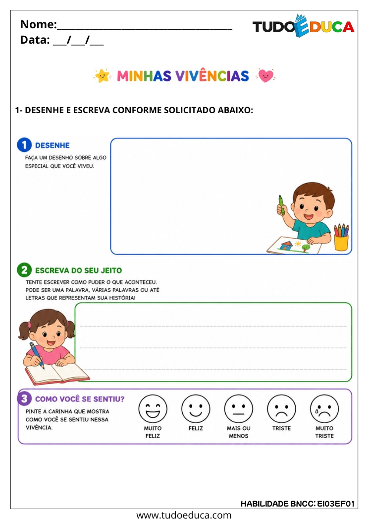 Atividade inclusiva sobre ideias