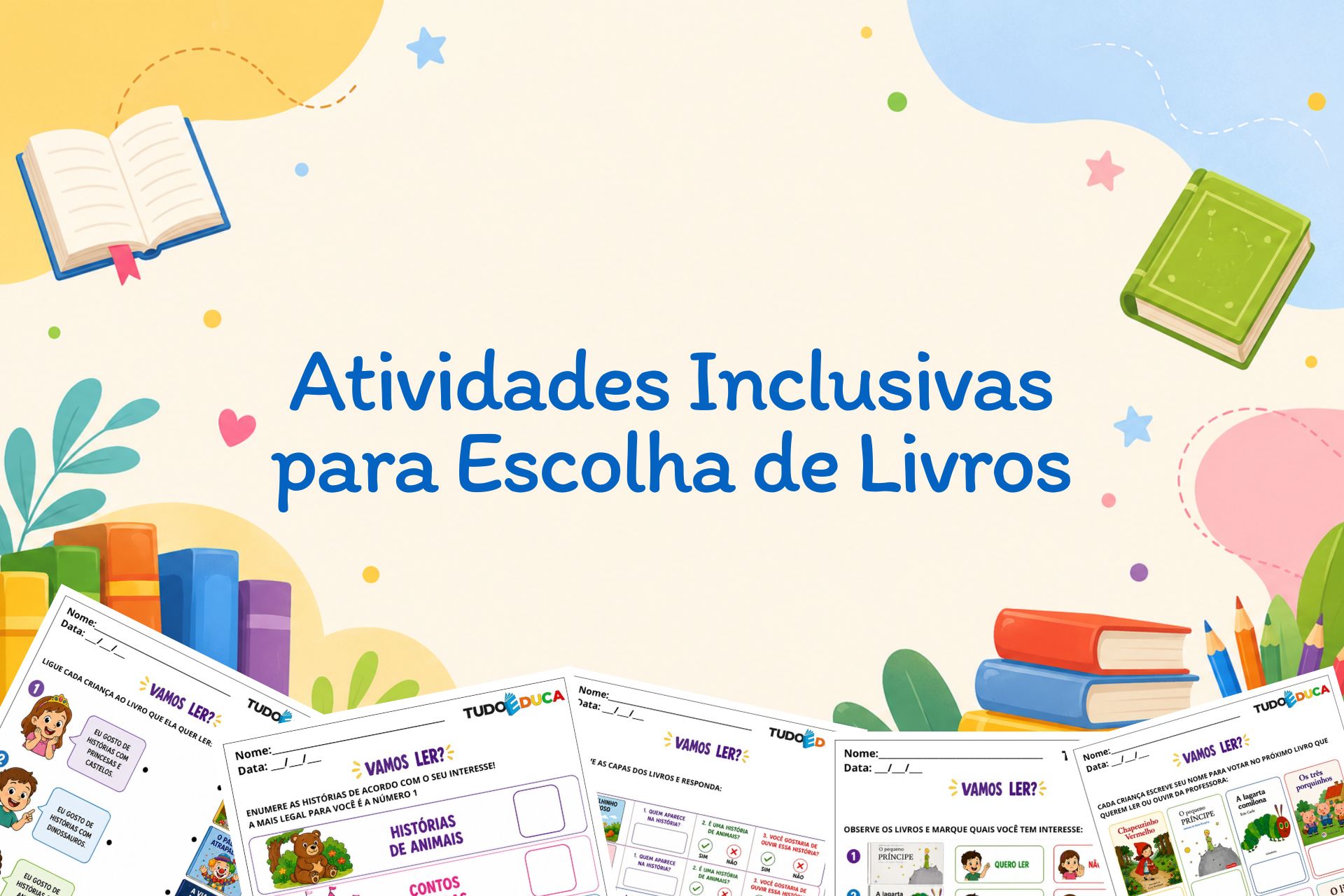 Atividades Inclusivas para Escolha de Livros