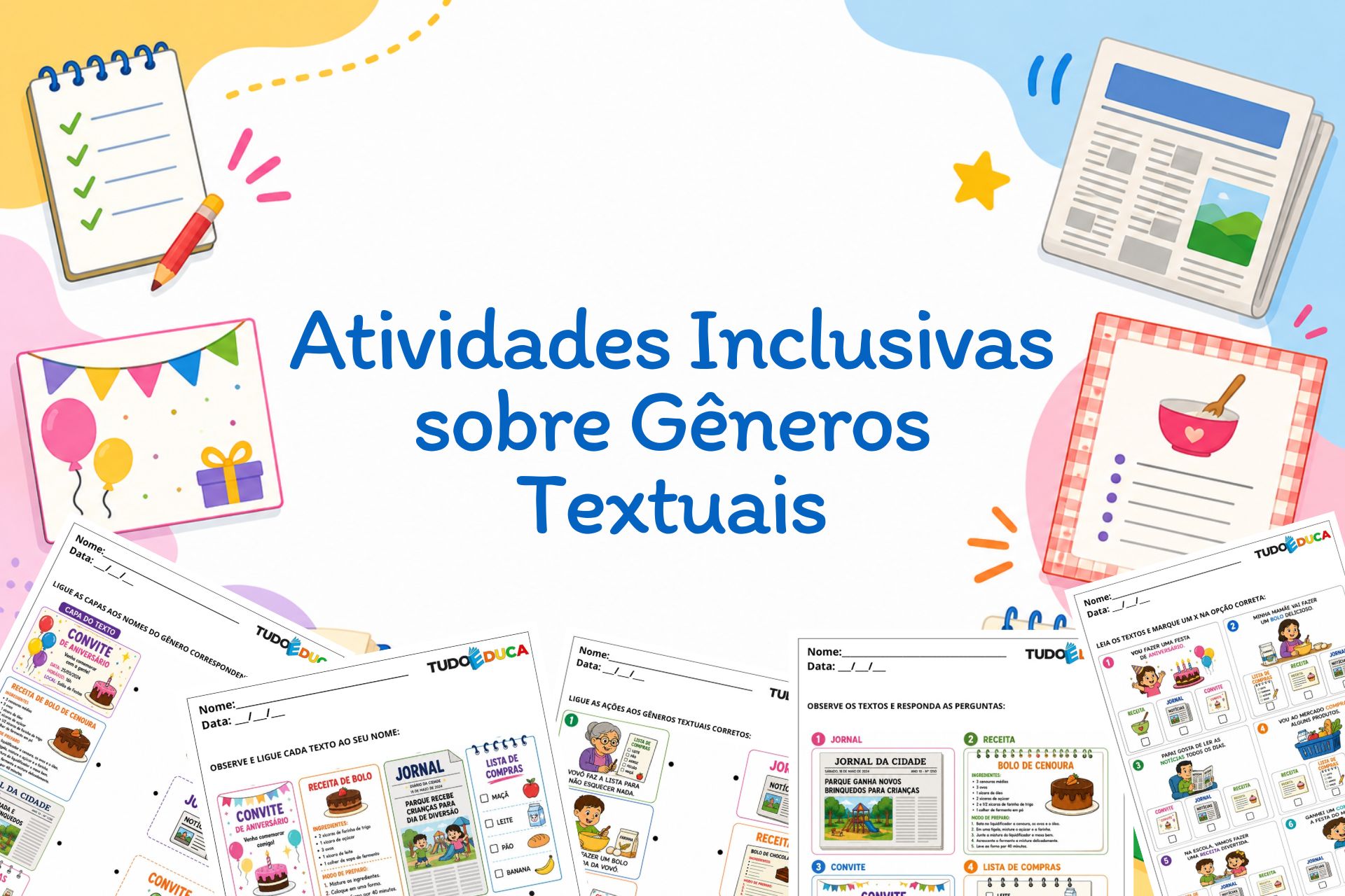 Atividades Inclusivas sobre Gêneros Textuais