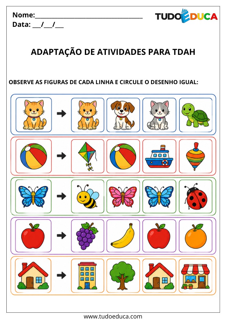 Atividades para TDAH