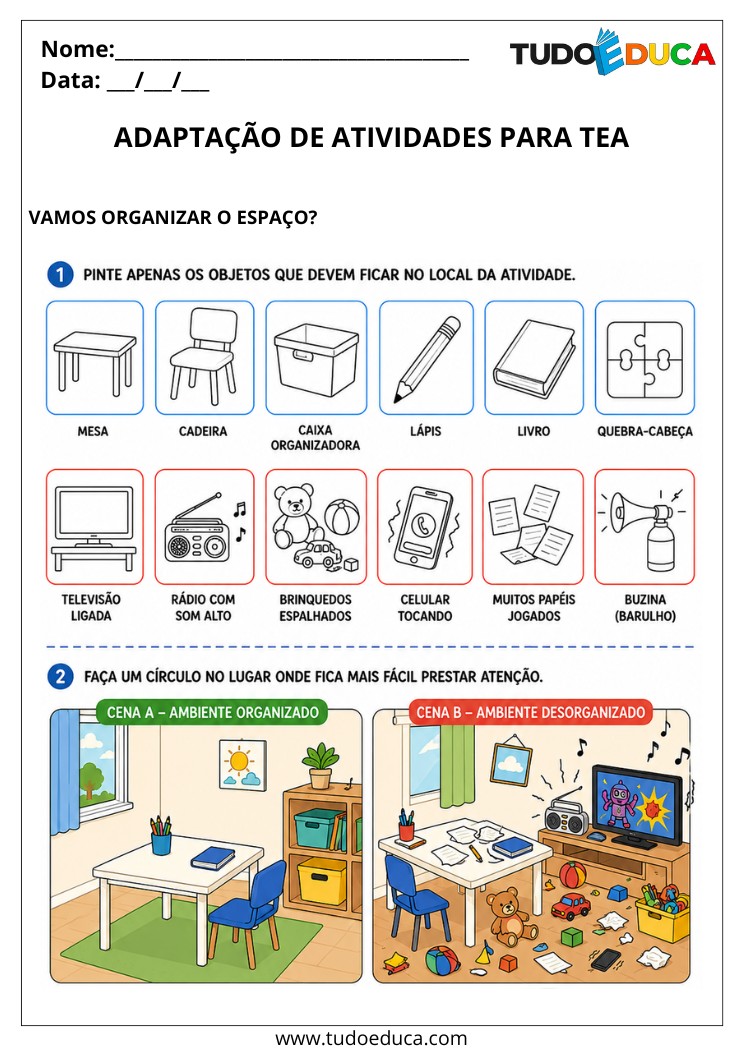 Como Adaptar Atividades para Crianças TEA