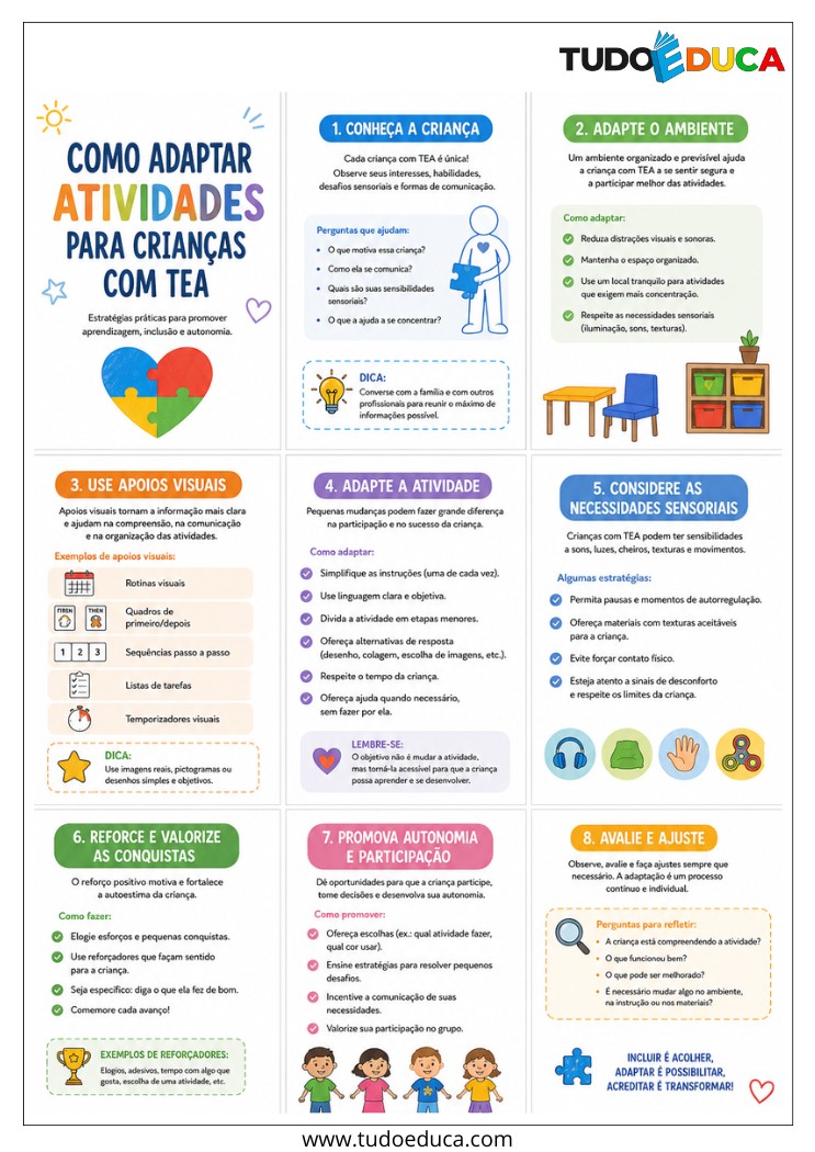 Como Adaptar Atividades para Crianças com transtorno autista