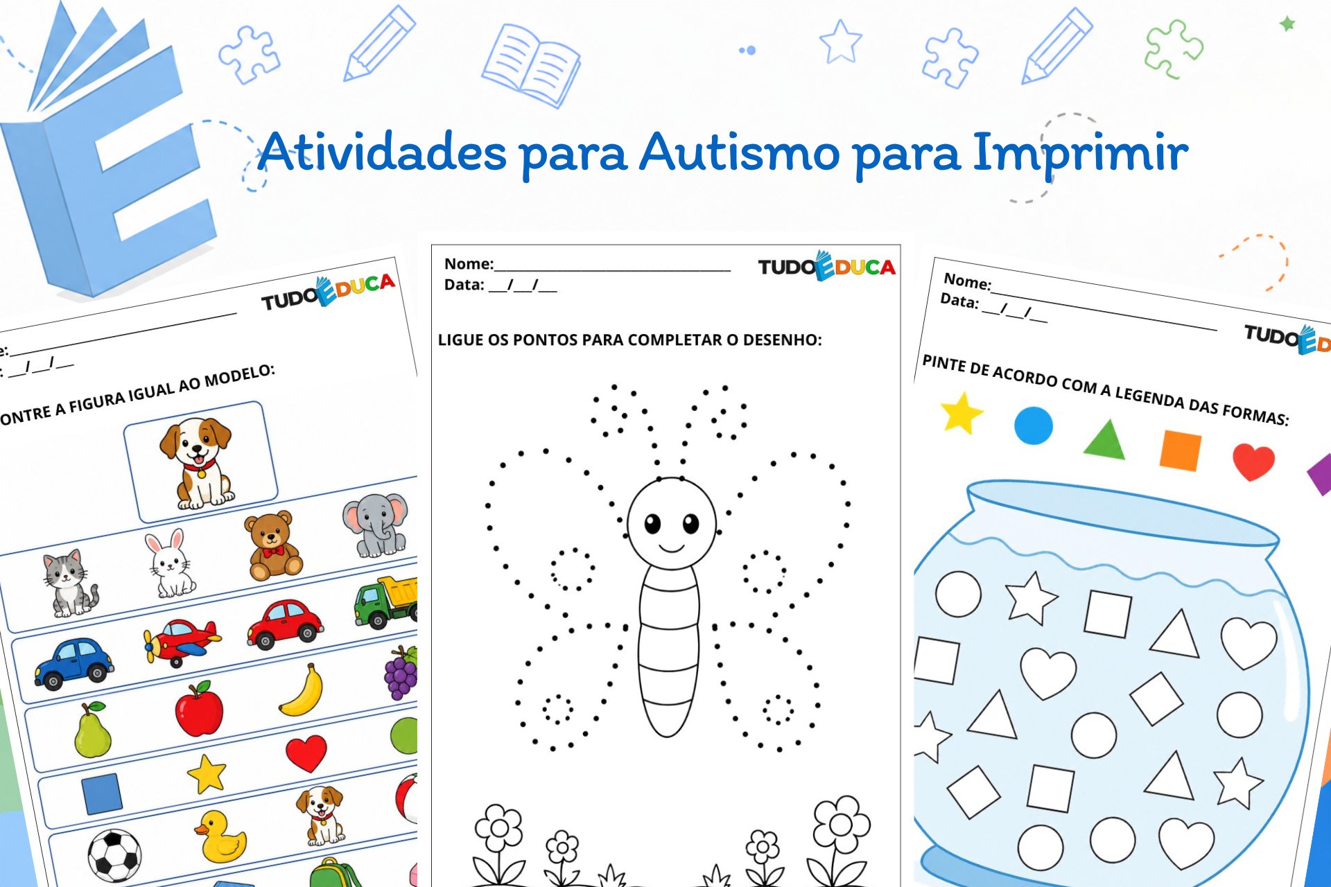 Atividades para Autismo para Imprimir