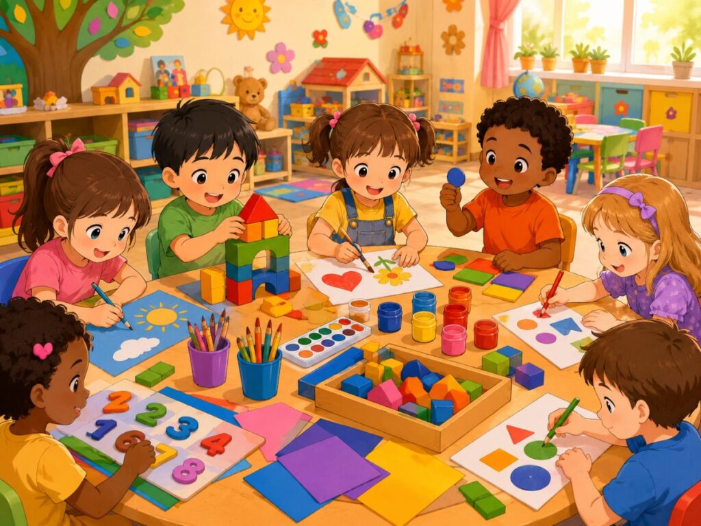 Atividades para Educação Infantil com propostas lúdicas, coloridas e prontas para imprimir.