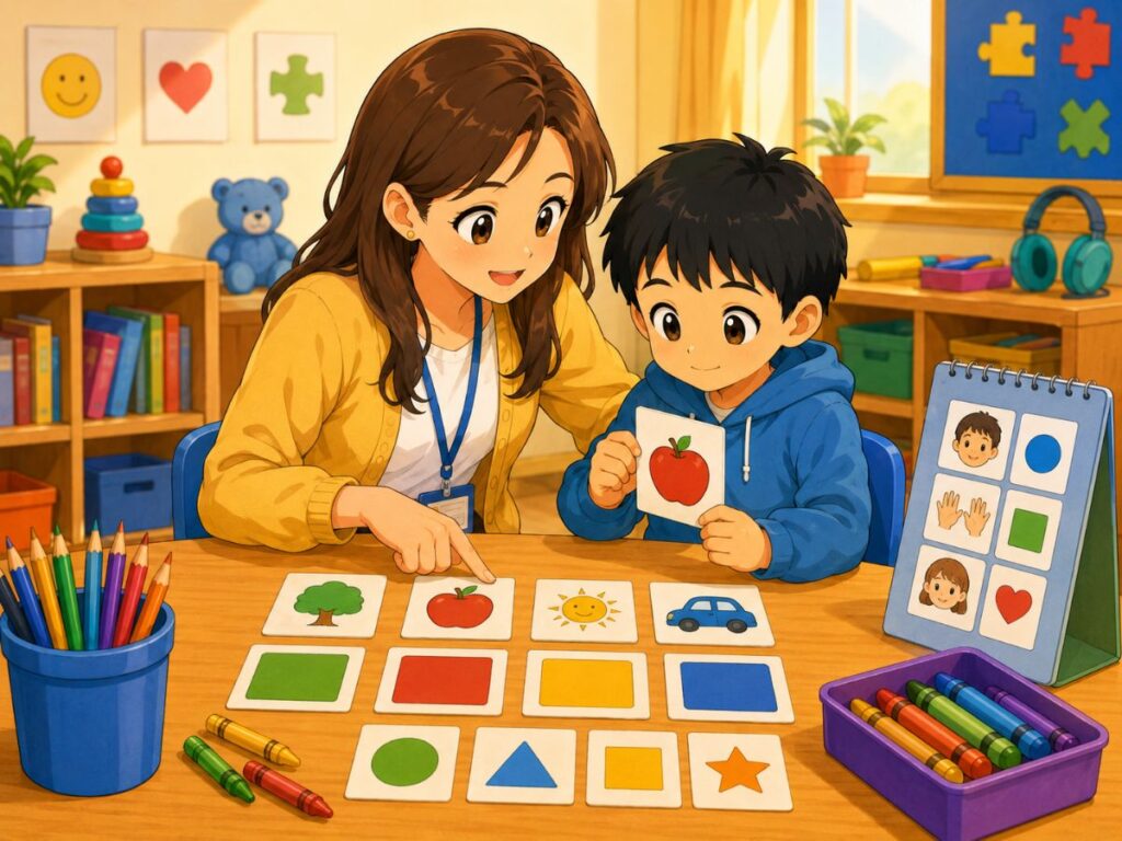 Atividades voltadas a crianças com Autismo TEA