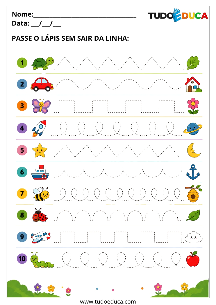 Atividade de Coordenação Motora para Autismo