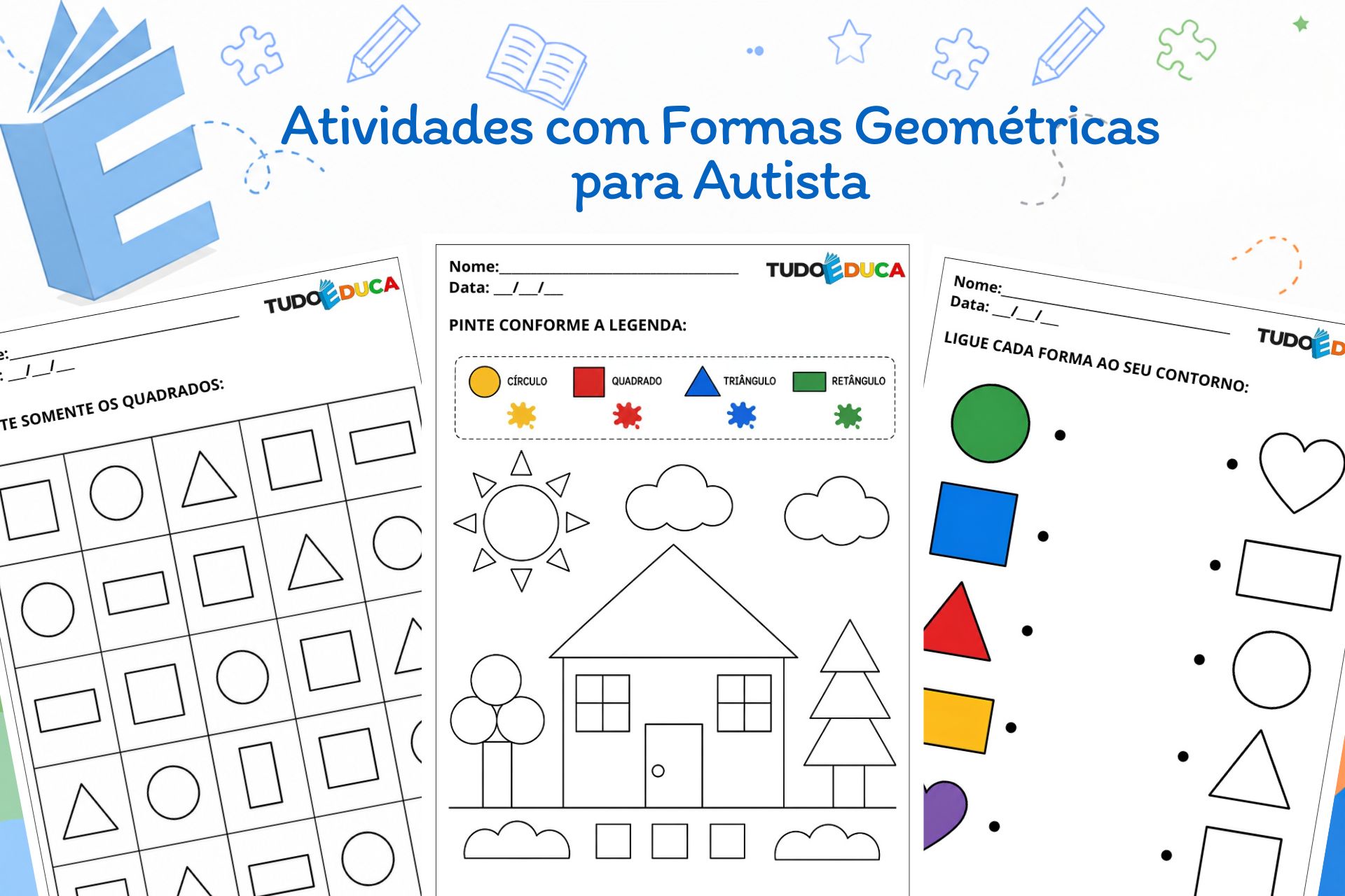 Atividades com Formas Geométricas para Autista