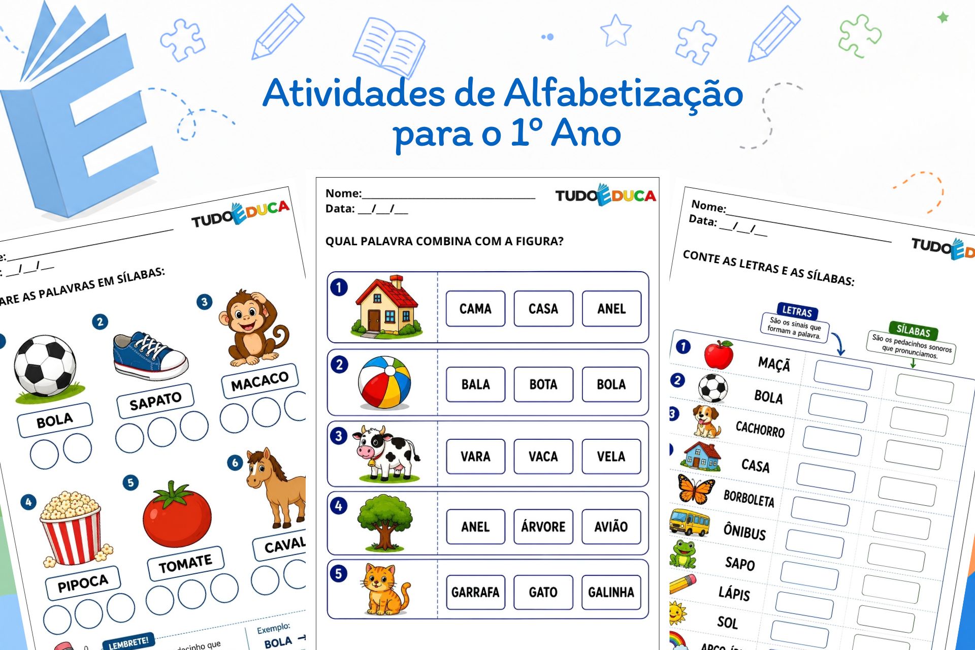 Atividades de alfabetização 1º ano
