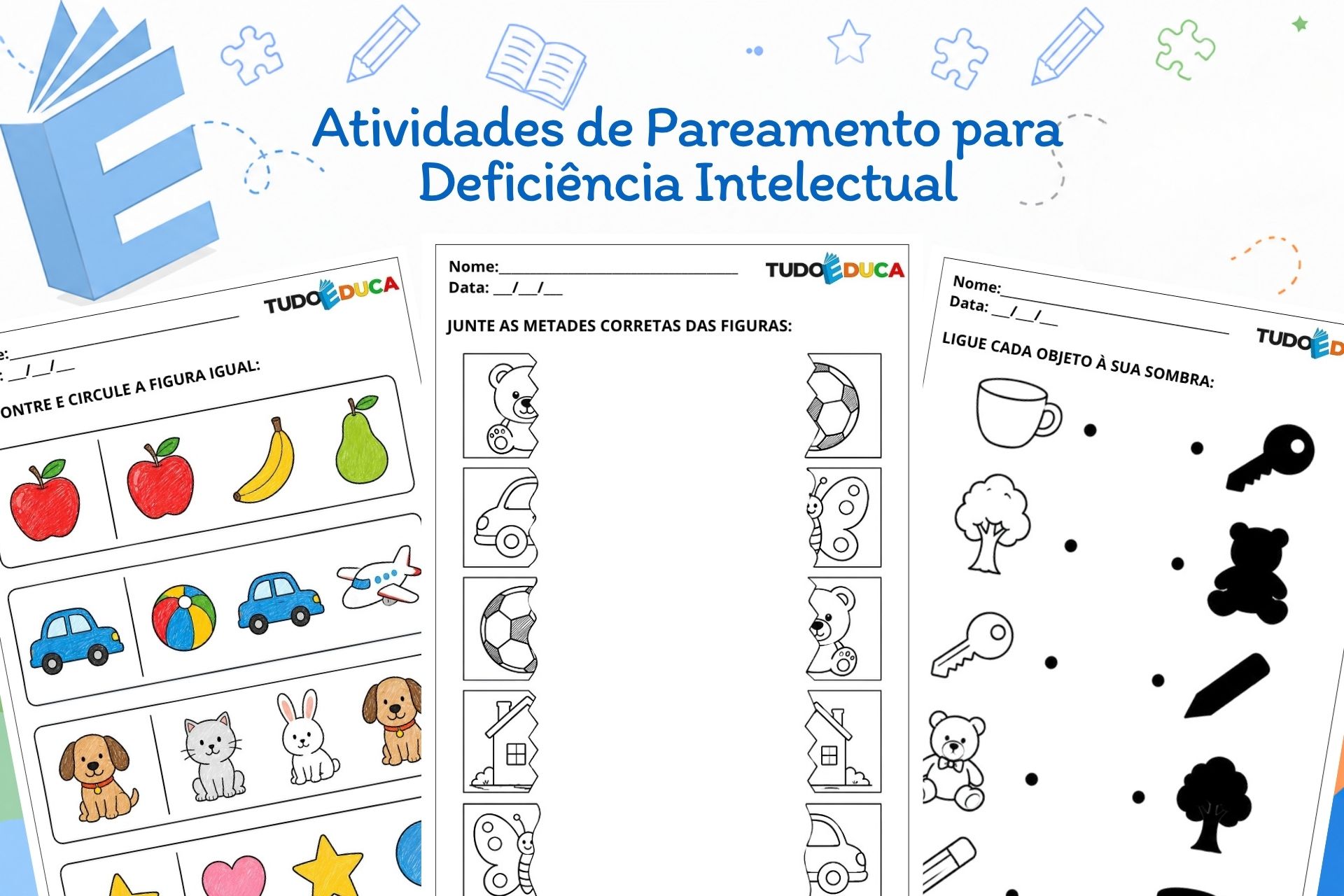 Atividades de Pareamento para Deficiência Intelectual