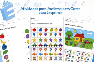 Atividades para Autismo com Cores para Imprimir