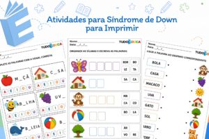 Atividades para Síndrome de Down para Imprimir