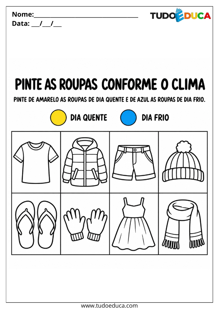 Atividade de Classificação para Deficiência Intelectual