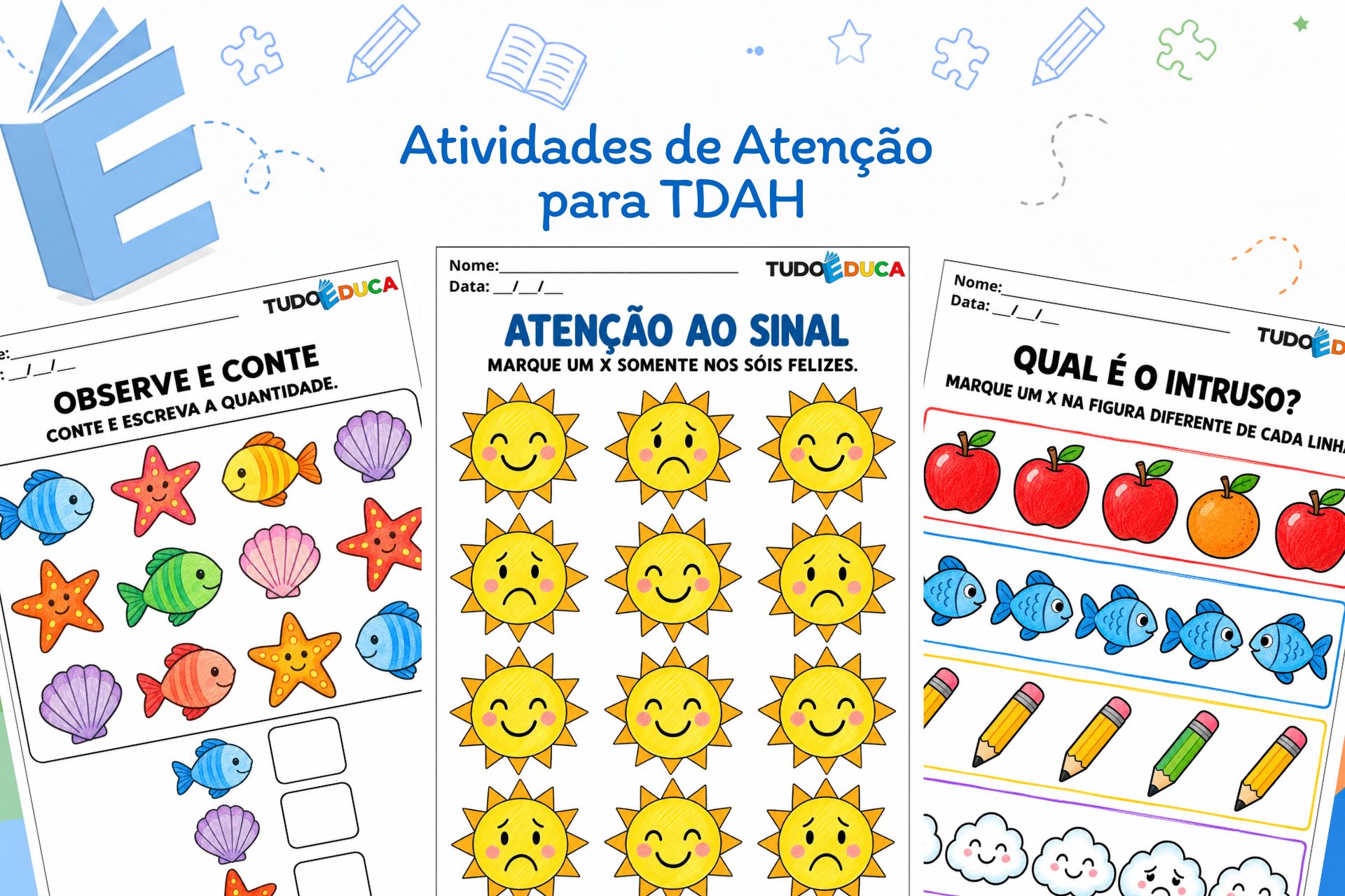 Atividades de Atenção para TDAH
