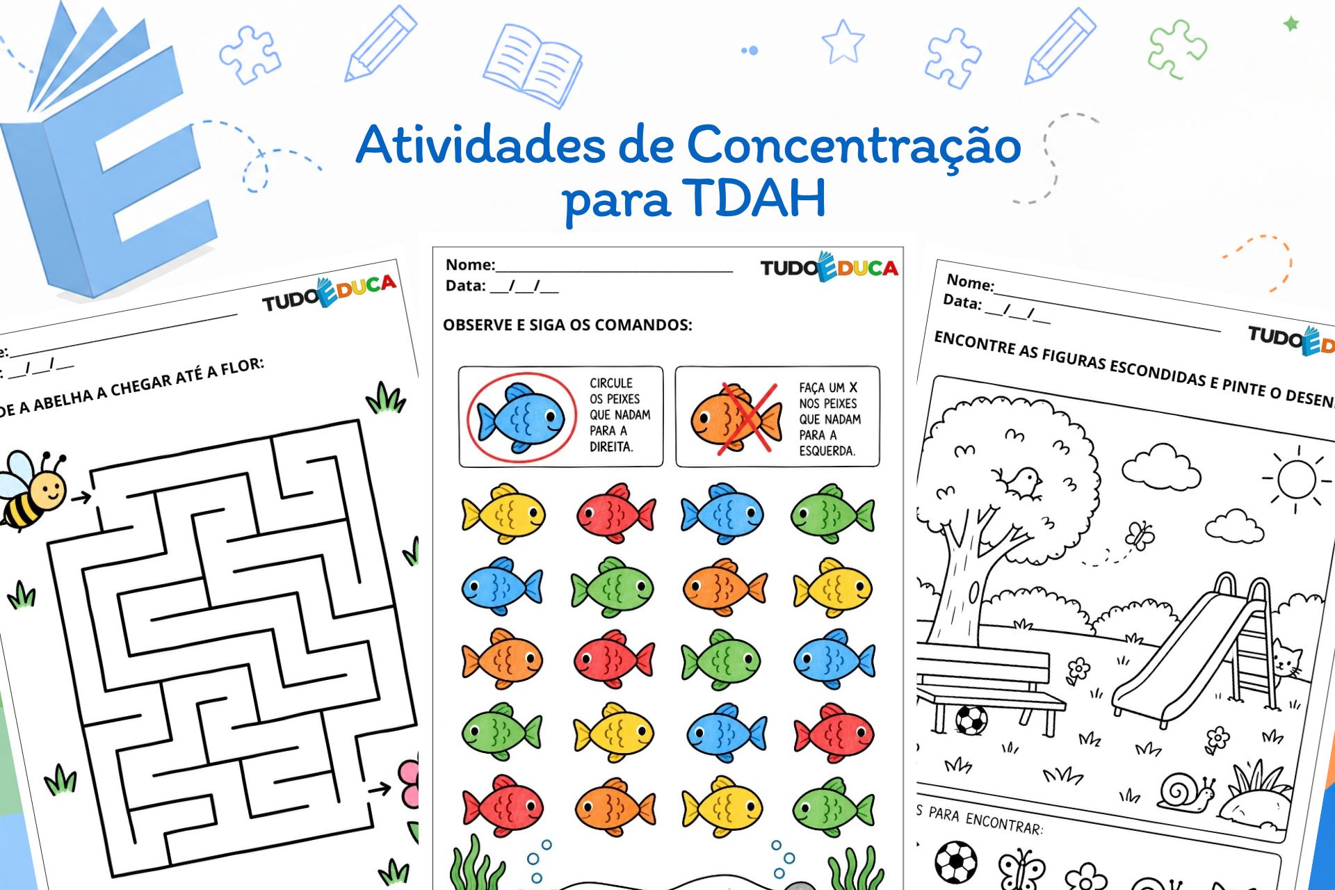Atividades de Concentração para TDAH