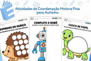 Atividades de Coordenação Motora Fina para Autismo