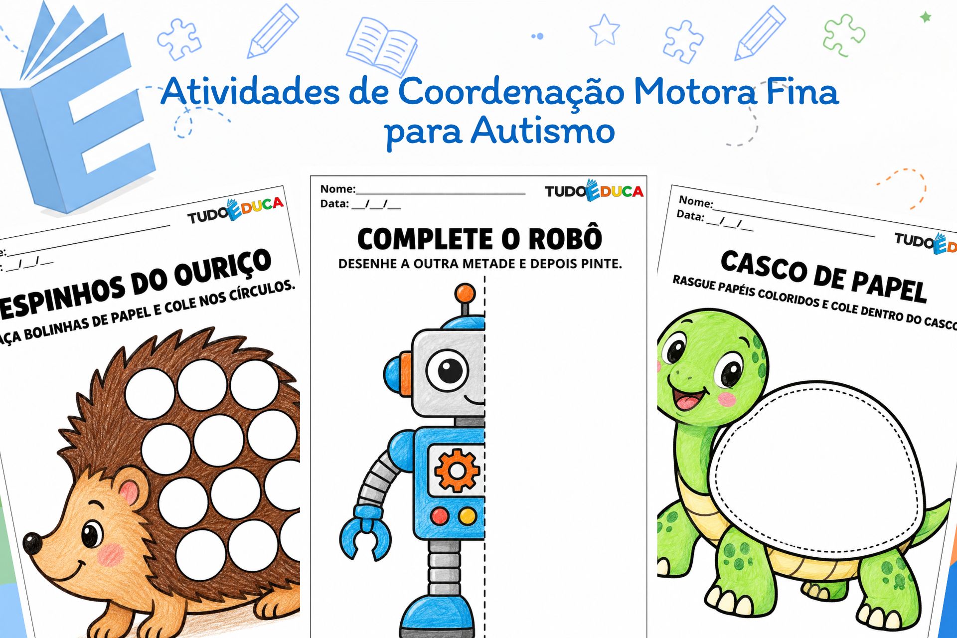 Atividades de Coordenação Motora Fina para Autismo