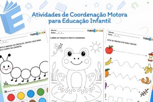 Atividades de Coordenação Motora para Educação Infantil