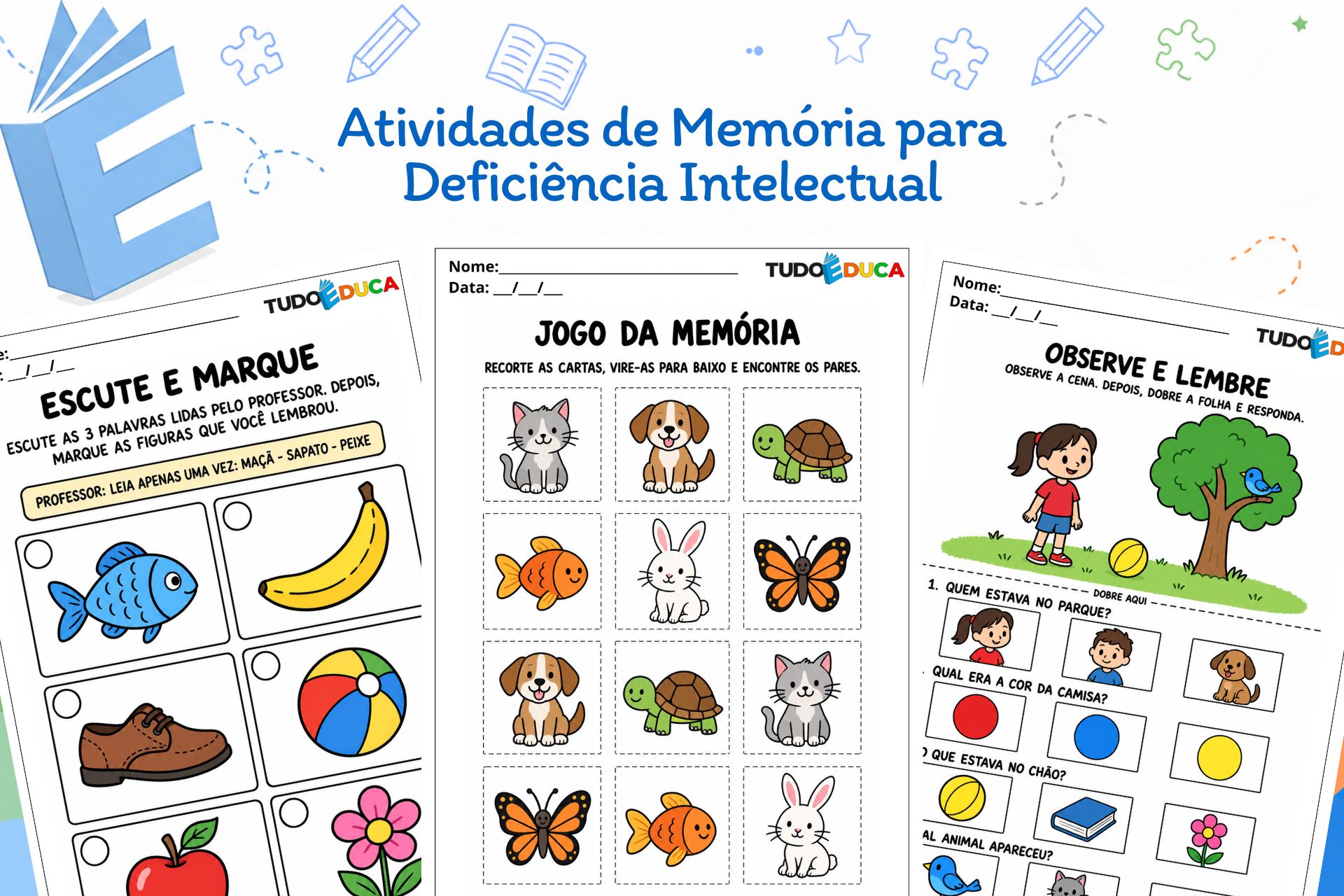 Atividades de Memória para Deficiência Intelectual