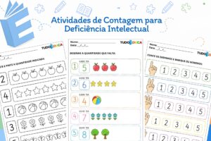 Atividades de contagem para deficiência intelectual
