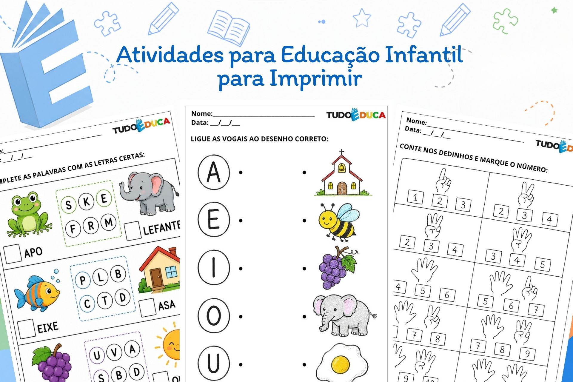 Atividades para Educação Infantil para Imprimir