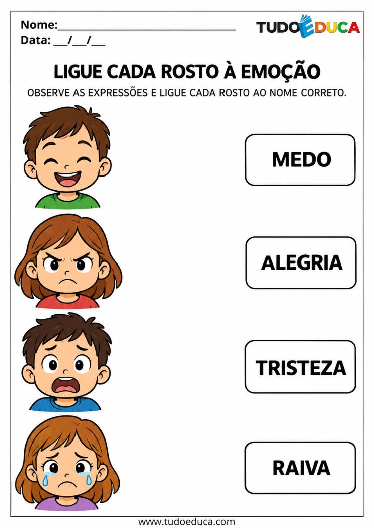 Atividade de Emoções para AEE
