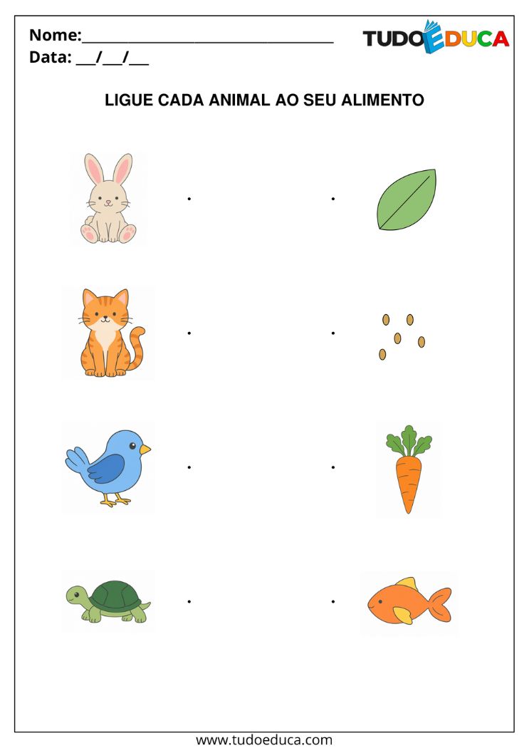 Atividade de Percepção Visual para AEE com animais