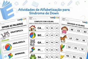 Atividades de Alfabetização para Síndrome de Down