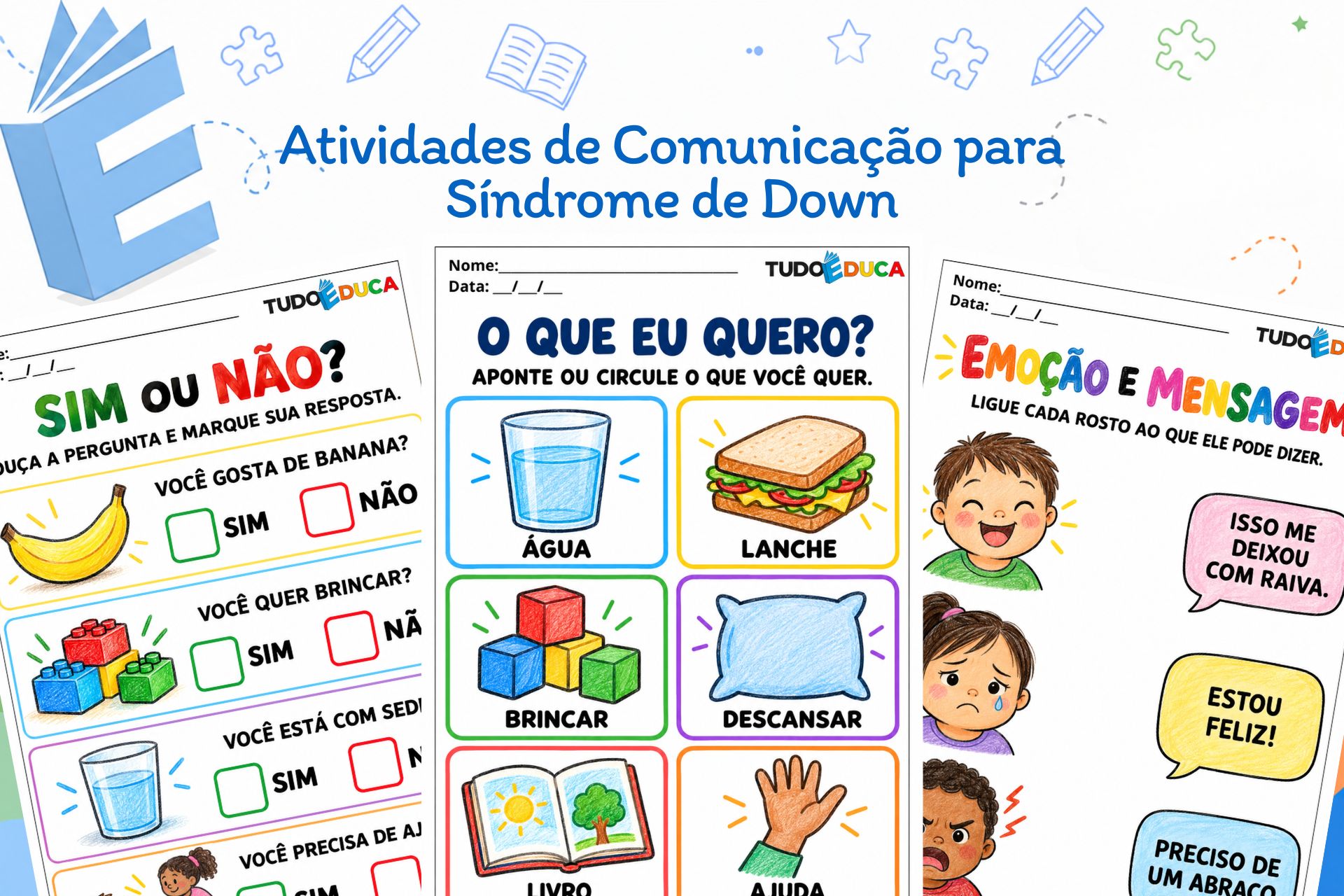 Atividades de Comunicação para Síndrome de Down