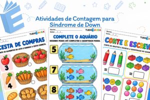 Atividades de Contagem para Síndrome de Down