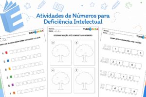 Atividades de Números para Deficiência Intelectual