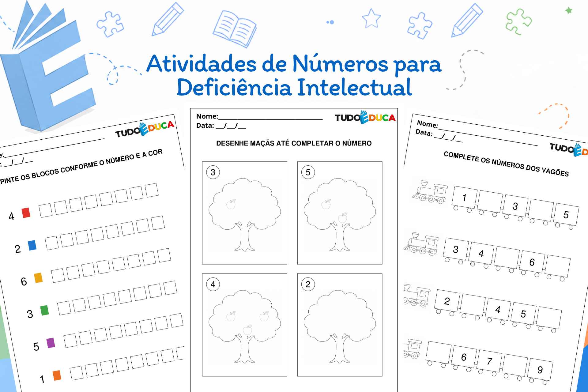 Atividades de Números para Deficiência Intelectual