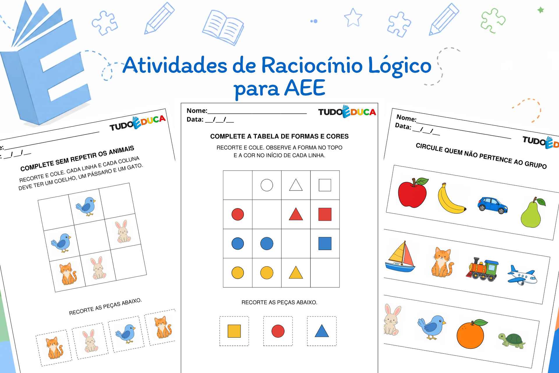 Atividades de Raciocínio Lógico para AEE